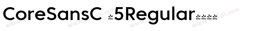 CoreSansC 45Regular字体转换